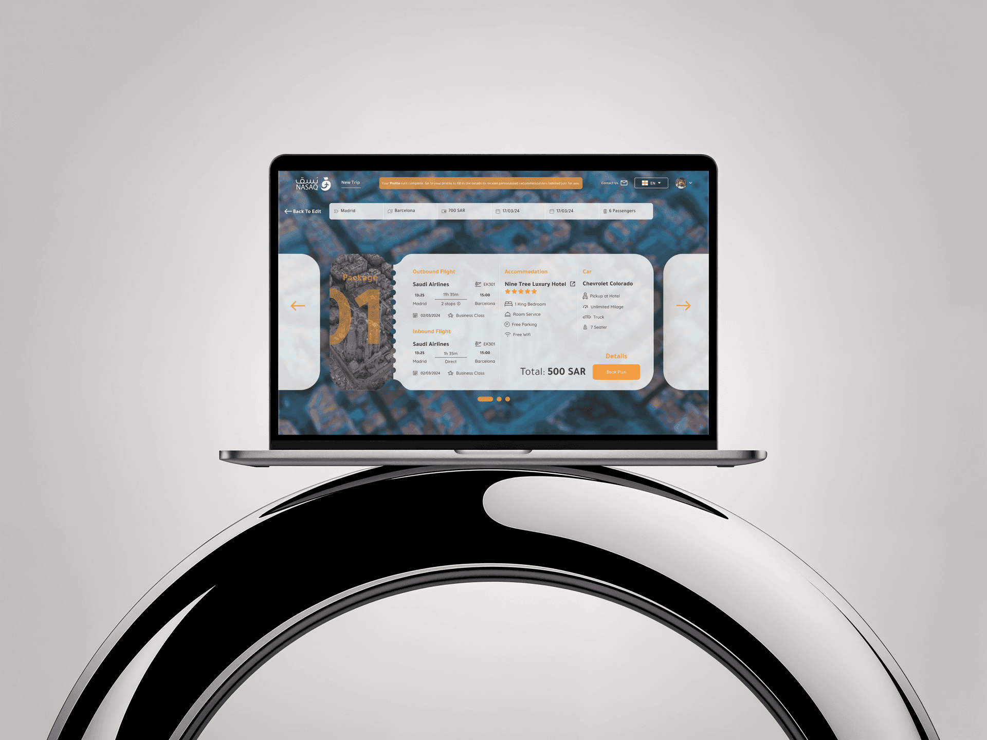 A vacation platform designed for effortless planning.